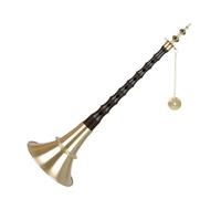 Folk Suona Aluminum Pole Ebony Folk Suona Large (Color : 28.2 long)