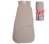 Folk & Thread Organic 2.5 tog Baby Sleeping Bag | Comfortable & Snuggly Baby Sleep Bag Thoughtfully Designed To Give You & Your Baby a Peaceful Night's Sleep | Ideal for 16-20C Rooms | 3-18m Lamb