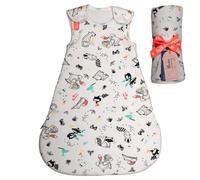Folk & Thread Organic Newborn Sleeping Bag 2.5 tog | Comfortable & Snuggly Baby Sleep Bag Designed To Give You & Your Baby a Peaceful Night's Sleep | Ideal for 16-20C Rooms | 0-3m Wild Wood