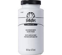 FolkArt 6364 Matte Acrylic Paint in Assorted Colors, 16 oz, Wicker White