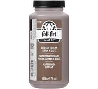 FolkArt 6370 Matte Acrylic Paint in Assorted Colors, 16 oz, Coffee Bean