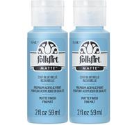 FolkArt Acrylic Paint, Blue Belle, 2 oz (Pack of 2)