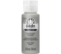 FolkArt Acrylic Paint in Assorted Colors (2 Ounce), 2561 Steel Gray