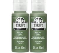 FolkArt Acrylic Paint in Assorted Colors (2 Ounce), 923 Clover (Pack of 2)