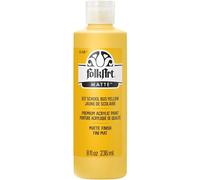FolkArt Acrylic Paint in Assorted Colors (8 oz), 827, School Bus Yellow