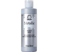 FolkArt Acrylic Paint in Assorted Colors (8 oz), 873, Silver Metallic