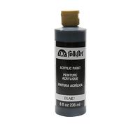 FolkArt Acrylic Paint, Licorice, 8 Oz