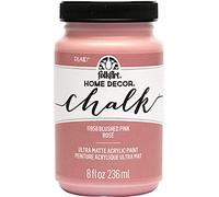 FolkArt, Blushed Pink Assorted Home Décor 8 fl oz / 236 ml Acrylic Chalk Paint For Easy To Apply DIY Arts And Crafts, Ultra Matte Finish, 11958