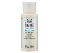 FolkArt Enamel Acrylic Craft Paint, Pearl White 2 fl oz Premium Matte Finish Paint, Perfect For Easy To Apply DIY Arts And Crafts, 11946