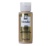 FolkArt Metallic Acrylic Craft Paint, Glam Gold 2 fl oz Premium Metallic Finish Paint, Perfect For Easy To Apply DIY Arts And Crafts, 36222