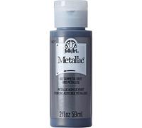FolkArt Metallic Acrylic Paint in Assorted Colors (2 oz), 6102, 2 Ounce Lead Grey