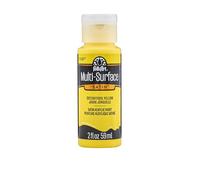 FolkArt Multi-Surface Satin Acrylic Paint, Daffodil Yellow, 59 ml (Pack of 1)