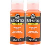 FolkArt Multi-Surface Pure Orange 2oz (Pack of 2)