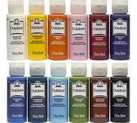 FolkArt Outdoor Rock Paint Set, Multi, 59 ml (Pack of 10)