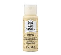 FolkArt Sugar Metallic Acrylic Paint 2oz-Sandcastle
