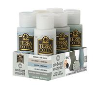 FolkArt, Sun-Baked Set, 6 Piece Terra Cotta Acrylic Paint Kit Featuring 6 Colors for DIY Indoor & Outdoor Multi-Surface Craft Projects, 7594
