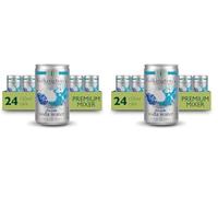 Folkington's Club Soda Water, 24 Cans, Natural Minerals Drink Mixer, 24 x 150 ml (Pack of 2)
