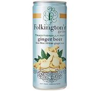 Folkingtons Ginger Beer Cans - 12x250ml