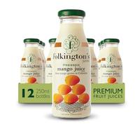 Folkington's Fruit Juice, Mango Juice, 12 Glass Bottles, Pure Juice, Multipack 12 x 250 ml