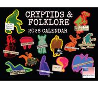 Folklore And Cryptid Calendar 2026 Monthly Wall Calender 12 Month | American Made In The USA