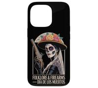 Folklore Firearms La Catrina Lady - Day of the Dead Vintage Case for iPhone 13 Pro