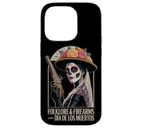Folklore Firearms La Catrina Lady - Day of the Dead Vintage Case for iPhone 14 Pro