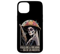 Folklore Firearms La Catrina Lady - Day of the Dead Vintage Case for iPhone 15 Plus