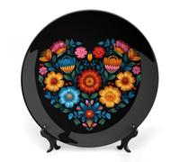 Folklore Floral Flower Bone China Decorative Plate Dinner Plates