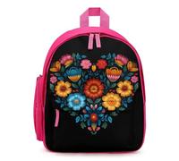 Folklore Floral Flower Laptop Backpack Cute Travel Daypack Carry on Backpack Work Bag for Men Women