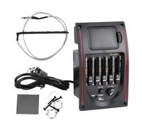 Folklore Guitar Preamp - Portable and Accurate Volume Control Tool with 5 Bands, Tuner System for Acoustic Guitar, for Professional Enthusiast Beginners