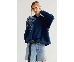 Folklore Octopus Hoodie at Free People in Midnight, Size: Large - female