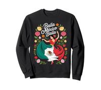 Folklorico Dance Baila Mexico Baila Mexican Woman Sweatshirt