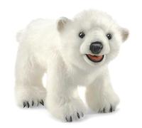Folkmanis 3041 Polar Bear Cub Puppet,White