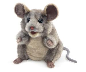 Folkmanis Gray Mouse Hand Puppet