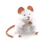 Folkmanis Mouse Hand Puppet (White)