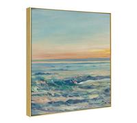 FOLKOR Floater Frame for 20x30 Canvas Paintings with 0.5-0.8" Deep, DIY Metal Floating Frames for Art Show Exhibition Home Office Gallery Wall Decor, Abstract Artwork for Modern Farmhouse Room (Gold)