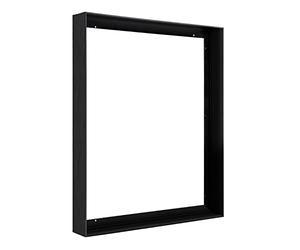 FOLKOR Floating Frame for 16x20 Canvas Painting, DIY Metal Canvas Frame with 1.5 Inch Deep for Oil Paintings Art Prints Artwork for Landscape Portrait Living Room Wall Decor (Black)
