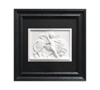 FOLKOR LIFE Cherub Angels Framed Black and White Wall Art Sculpture