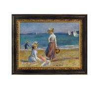 FOLKOR Vintage Black and Gold Frame for 8x10 Canvas Paintings, Classical Wood Ornate Frame For Stretched Oil Paintings Diamond Art Prints Class Artwork Designer Show, No Glass Cover & Back