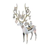 Folksy Reindeer Blue Pop and Slot Roger la Borde 3D Advent Calendar