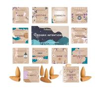 Folkulture Backflow Incense Cones (240 Cones) | Set of 12 Waterfall Insence Cones For Meditation, Aromatherapy, Gifts | No Charcoal, Organic, Non Toxic Frankincense, Palo Santo Scented Inscents-Cones