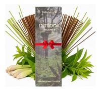 Folkulture Citronella Incense Sticks | Pack of 120 Long 12” Citronella & Lemongrass Incense Sticks | Slow Burn, Non Toxic, Organic for Patios, Gardens & Outdoor Gatherings for Women