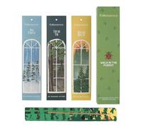 Folkulture Incense Sticks with Holder - Set of 3 Insenses (60 Insence Sticks) - Balsam Breeze, Fresh Fir, Pine Forest Inscents Sticks - Non Toxic Incents, Incents or Inciensos (Forest)