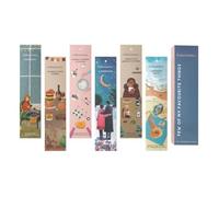 Folkulture Premium Incense Sticks (6 Packs - 120 Sticks), Charcoal Free - Petrichor, Chinnamon, Espresso, Cookie Dough - 45 Mins Burn Time - For Positivity & Spirituality Set