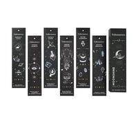 Folkulture Premium Incense Sticks (6 Packs - 120 Sticks), Natural, Charcoal Free Incense - Palo Santo, White Sage, Lavender - 45 Mins Burn Time - Organic - For Sleep & Relaxation Set