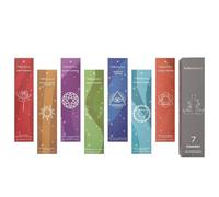 Folkulture Premium Incense Sticks, 7 Chakras - Set of 7 (140 Sticks)