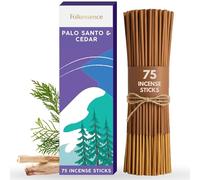 Folkulture Premium Incense Sticks, Holy Palo Santo & Cedar (8", 75 Sticks)