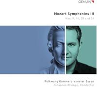 Folkwang Kammerorchester Essen; Johannes Klumpp - Wolfgang Amadeus Mozart: Symphonies III - Nos. 9, 14, 20 and 24