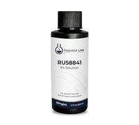 Follicle Lab RU58841 5% Solution - 60ml (2oz) Drop, Unscented, Adult, Hair Loss Sufferers, Unisex-Adults