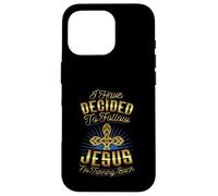 Follow Jesus Faithful Christian Religion Believers Disciples Case for iPhone 16 Pro